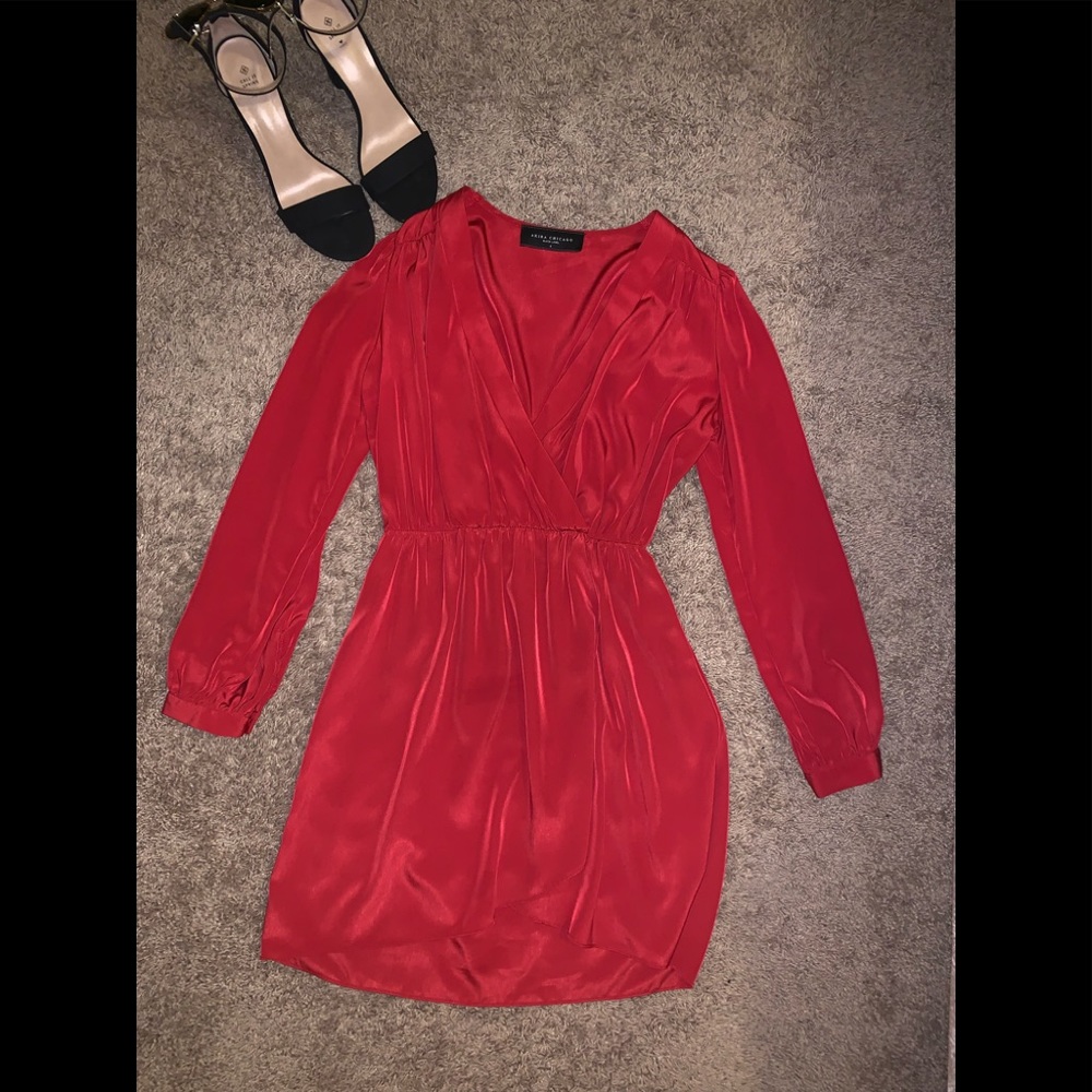Red elegant dress